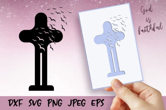 Christian Cross SVG PNG DXF EPS for Crafts & Graphics