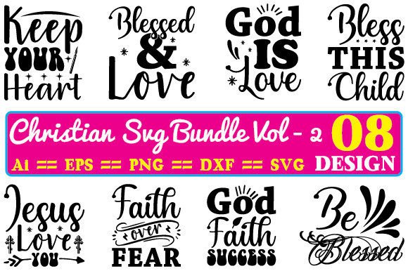 Christian SVG Bundle Vol 2: Graphics & Crafts Review