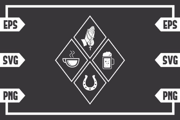 Coffee Jesus Beer and Horse Hoe: Graphics for Crafts
