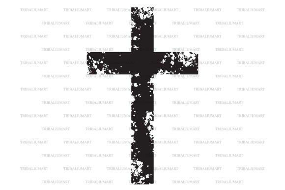 Grunge Christian Cross Graphics and Illustrations Review