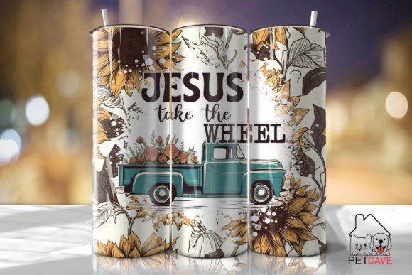 Jesus Take the Wheel PNG: Graphics for Faith Crafts