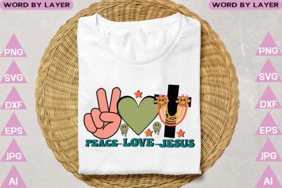 Peace Love Jesus Retro Design: Graphics & Crafts Review