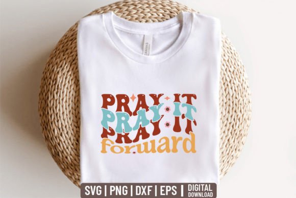 Pray About It Retro Christian SVG for Crafts Graphics