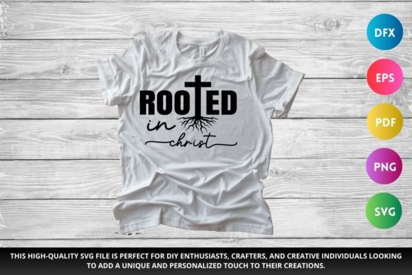 Rooted SVG Christian Graphics for Faith Crafts