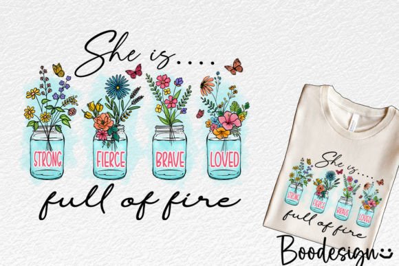 She is Strong Christian Sublimation: Graphics for Crafts