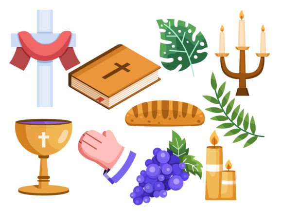 Various Elements Christian Faith Graphics & Illustrations